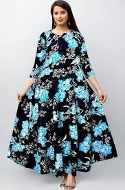 Blue Long Frock